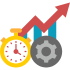 Lead volume growth, indicating inefficiency in automated processes.