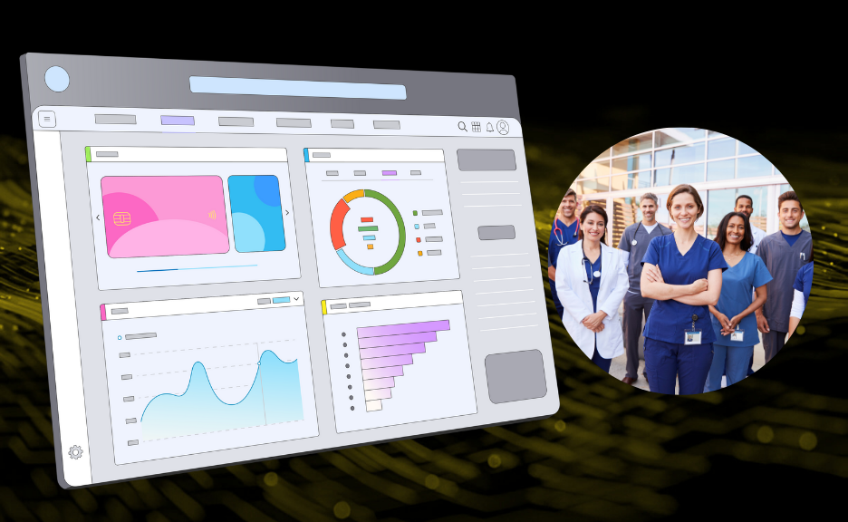 Visual representation of PGHD analytics, patient segmentation,
															health outcomes analysis, and forecasting for healthcare organizations.