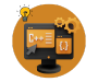 Icon representing full-cycle custom CRM development