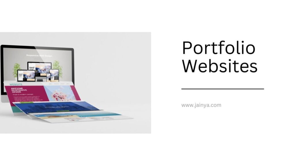 A screenshot of a portfolio website displaying a creative professional's projects, skills, and contact information.