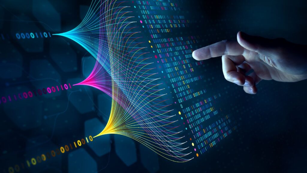 Visualization of large, complex data sets and the analytics process.